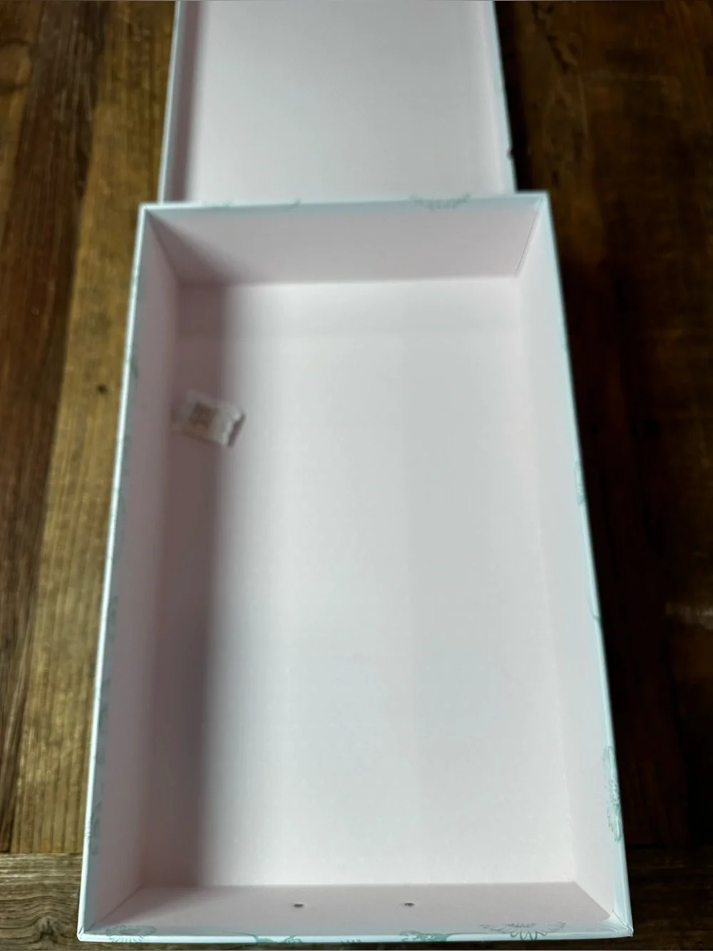 Decorative Ladybug Floral Storage Box in White and Pink